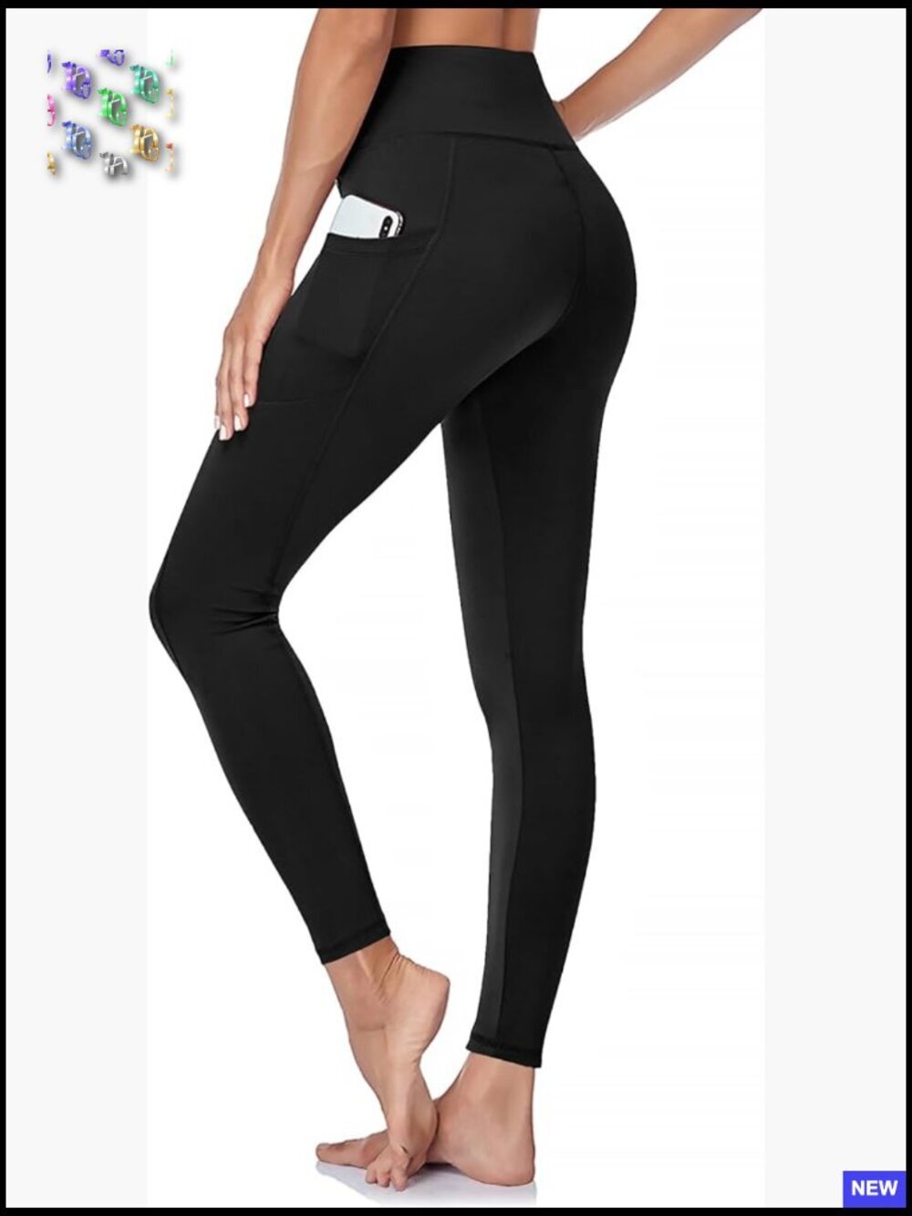 High Waisted Leggings with Pockets Buttery Soft 4-Way Stretch Yoga Pants